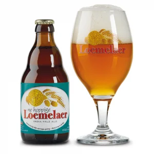 Speciaalbier Loemelaer IPA met ingeschonken Loemelaer bierglas