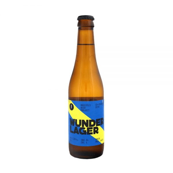 Speciaalbier Wunder Lager met ingeschonken BBP bierglas