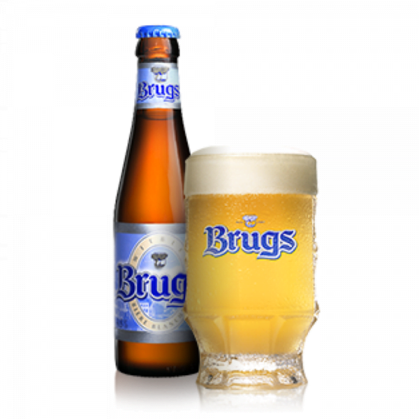 Speciaalbier Blanche de Bruges met ingeschonken bierglas