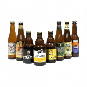 Bieren uit bierpakket tripel