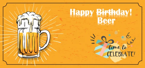 Personalisatie bier cadeau Happy Beerday