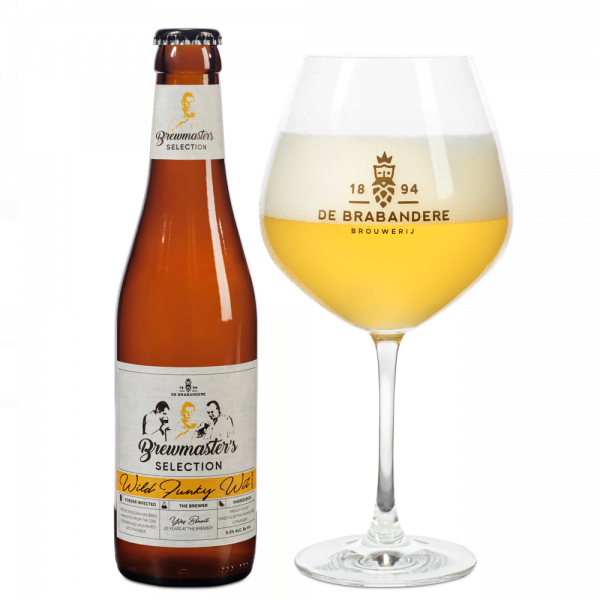 Speciaalbier Wild Funky wit met ingeschonken de Brabandere bierglas