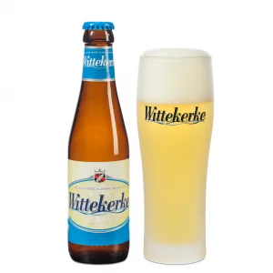 Speciaalbier Wittekerke met ingeschonken Witterkerke bierglas