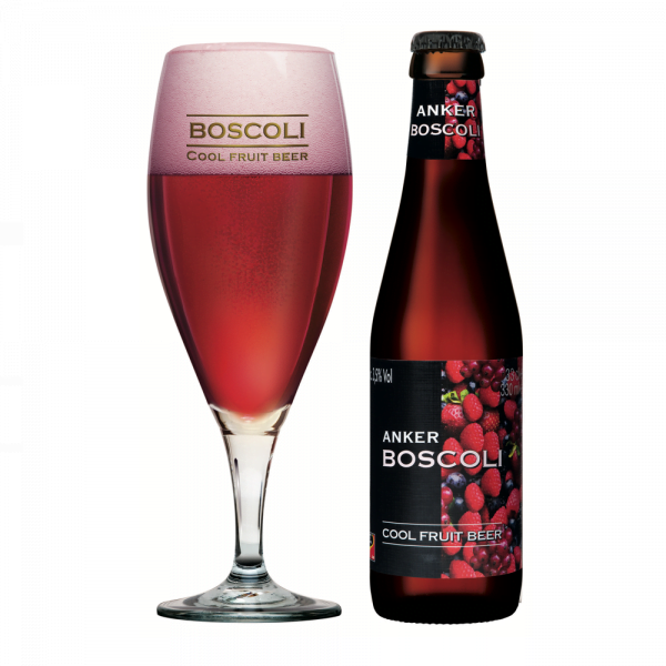 Speciaalbier Boscoli met ingeschonken Boscoli bierglas