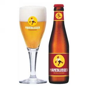 Speciaalbier Maneblusser met ingeschonken Maneblusser bierglas