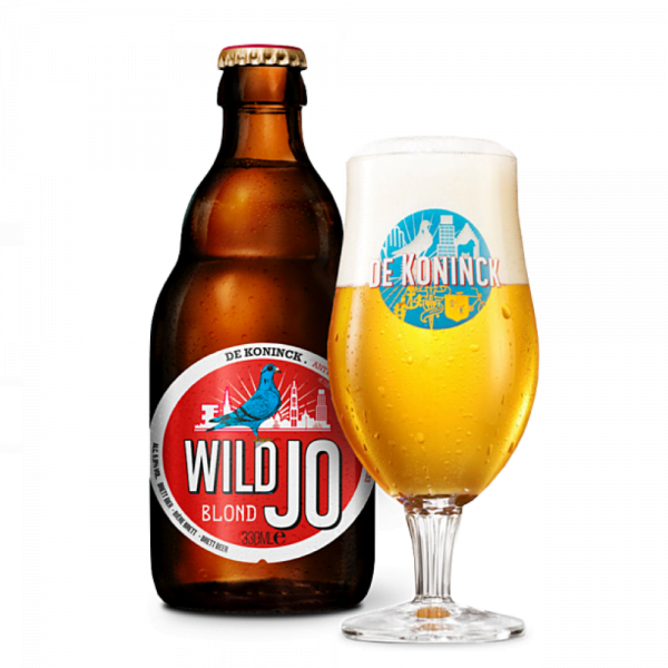 Speciaalbier Wild Jo met ingeschonken bierglas