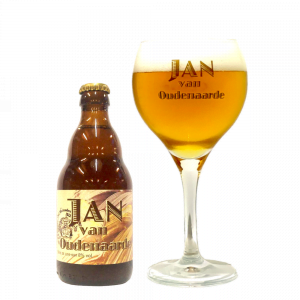 Speciaalbier Jan van Oudenaarde met ingeschonken bierglas