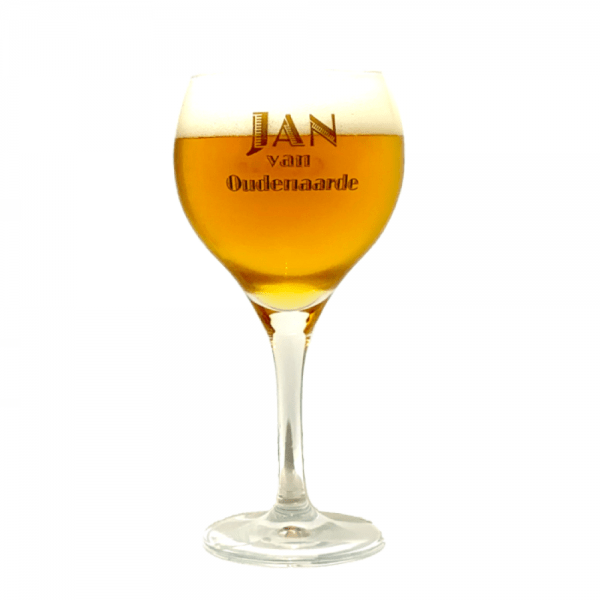 Bierglas Jan van Oudenaarde ingeschonken