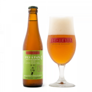 Speciaalbier Fils A Papa 9 met ingeschonken bierglas