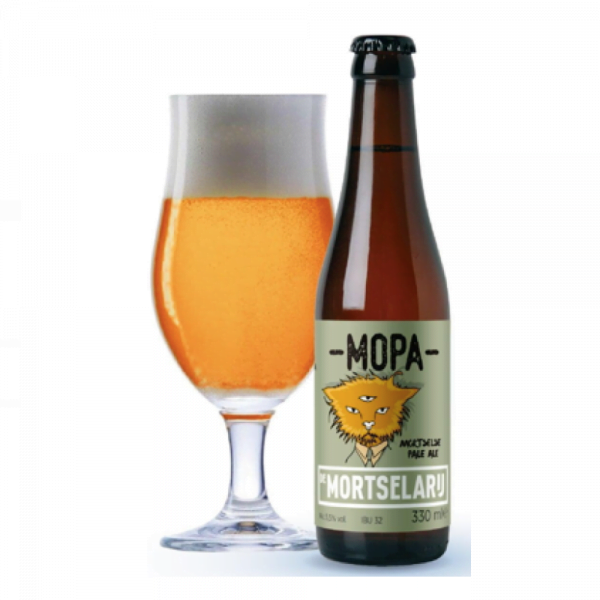 Speciaalbier MOPA met ingeschonken bierglas