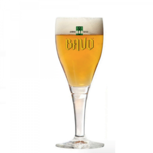 Ingeschonken Bavo bierglas