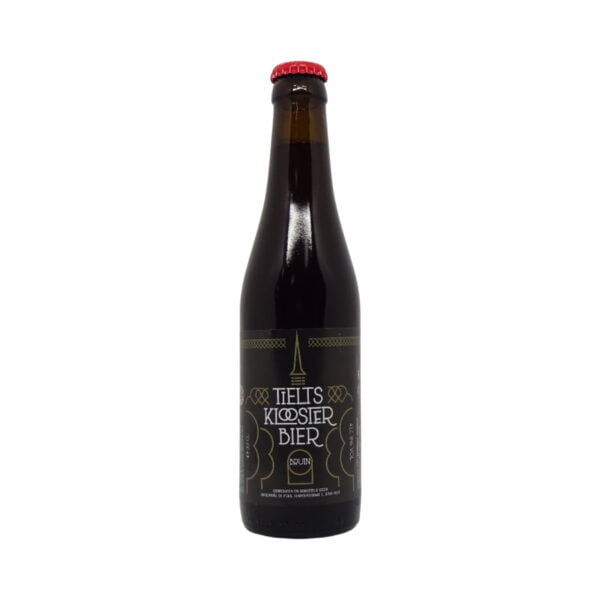 Bierfles Tielts kloosterbier bruin