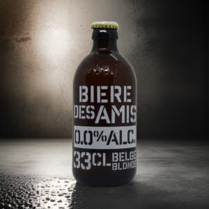 Bierfles biere des amis alcoholvrij