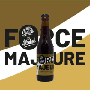 Bierflesje Force Majeure bruin