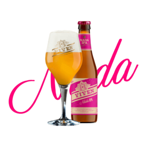 Viven Nada IPA met ingeschonken Viven bierglas